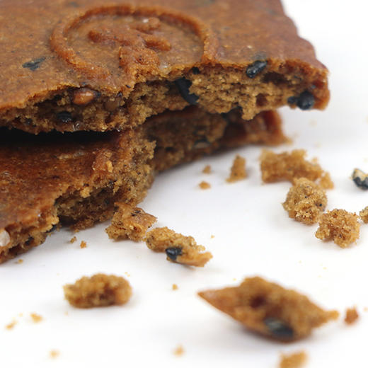 【第二盒半价！五黑焦糖脆饼干升级款358g/盒】好吃不腻香脆酥口，浓郁的焦糖风味满口飘香，解馋又解饿，5黑原料搭配焦糖饼干网红直播爆款健康 商品图2