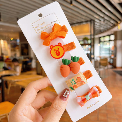 【不伤发儿童发饰套装】婴儿发夹女宝宝发饰儿童小女孩汗毛夹不伤发发卡婴幼儿夹子发量少 商品图12