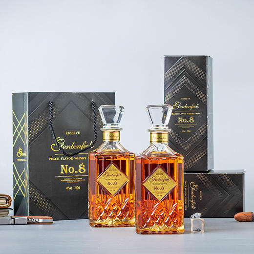 【2瓶】格伦芬帝8号桃味威士忌风味酒700ml×2瓶春节年货送礼佳选 商品图2