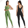 《福利款》套装哈瓦塔暴汗5.0套装 V领时尚性感背心瑜伽服套装女高级感H320115 商品缩略图4