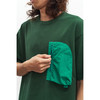 吃茶去chichaqu户外拼贴口袋短袖重磅T恤 商品缩略图5