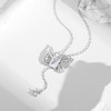 【闪动蝴蝶】S925银灵动流苏项链【JHY-N000257B】 商品缩略图1