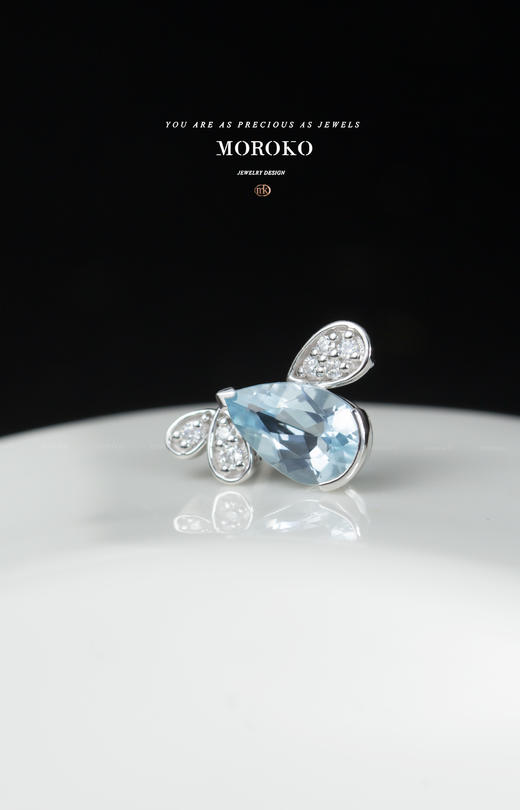 翠羽明珠|耳钉 商品图3