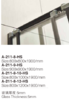 淋浴房 A-211-HS【80*80*190】【90*90*190】【80*100*190】【80*120*190】5mm厚 商品缩略图1