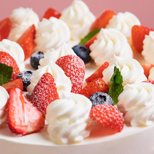 【香甜诱人】甜心莓莓蛋糕，草莓遇见蓝莓，甜美碰见微酸（永城） 商品图2