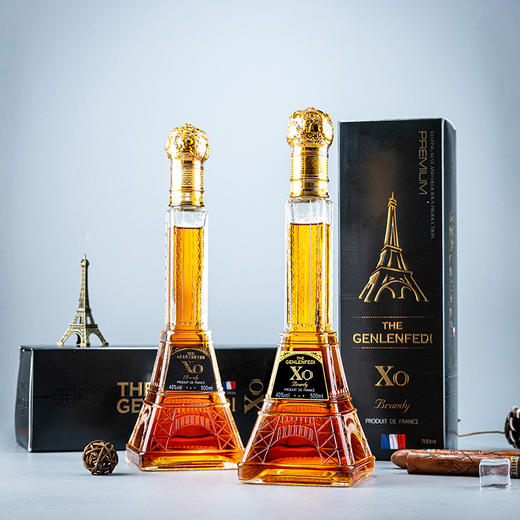 【2瓶】格伦芬帝金樽XO白兰地500ml×2瓶40%VOL口感醇臻年货过节送礼甄选 商品图2