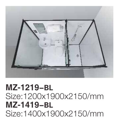 淋浴房 MZ-1219-BL【120*190*215cm】【140*190*215cm】ABS 商品图1
