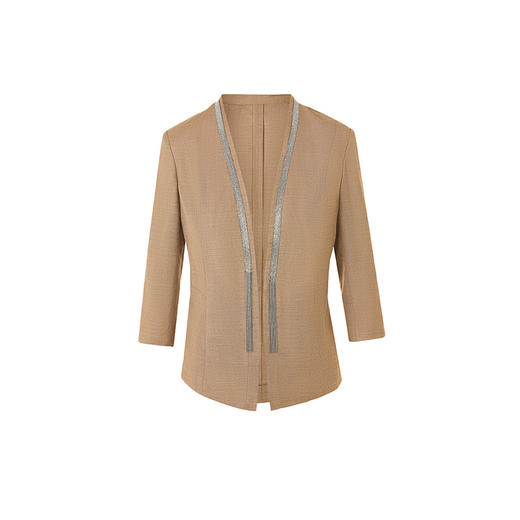 皮尔卡丹女装夏季新款通勤简约修身职业西服上衣C32UL003
 商品图4