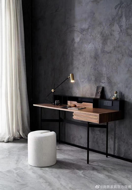 格栅书桌 商品图2