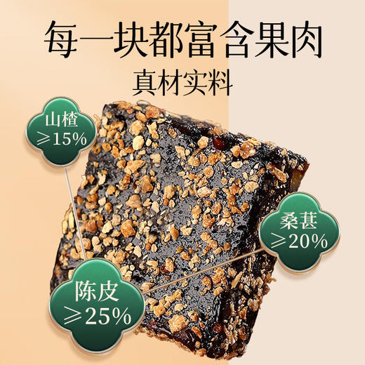 【第二袋半价！陈皮桑葚山楂糕】软糯爽口，陈香四溢粒粒饱满，香甜软糯，老式点心果脯食品网红代餐小零食-觅食坊健康 商品图1