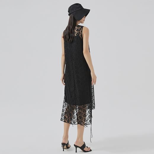 十字绣蕾丝连衣裙 商品图3