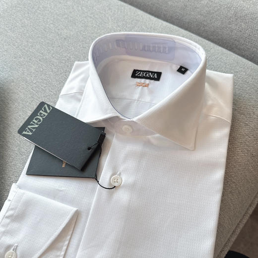 男士衬衫 白色 浅蓝色。自己备注 商品图6