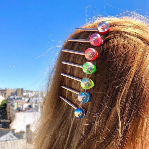 北京仓｜La môme bijou-Bulles Tube-发卡（粉色）［法国设计师］ 商品图2