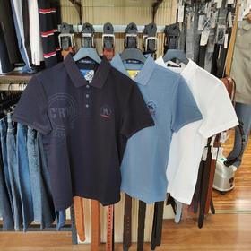 代男反领短T86735