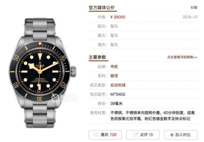 ZF厂帝舵碧湾1958系列会一眼假吗?