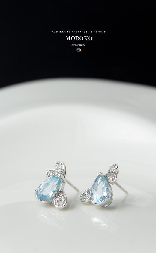 翠羽明珠|耳钉 商品图1