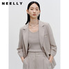 NEELLY纳俪商场同款一粒扣西装外套女修身气质百搭上衣小个子时尚N23071W01014 商品缩略图2