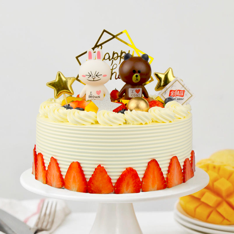 布朗熊love可妮兔