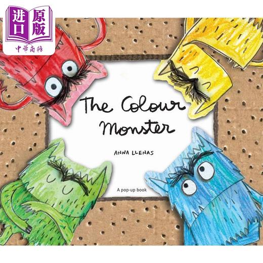 【中商原版】Anna Llenas:The Colour Monster Pop-Up立体书 情绪小怪兽 有颜色的小怪兽 英文原版进口儿童绘本图画书 精装 商品图0