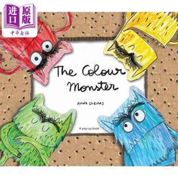 【中商原版】预售 Anna Llenas:The Colour Monster Pop-Up立体书 情绪小怪兽 有颜色的小怪兽 英文原版进口儿童绘本图画书 精装