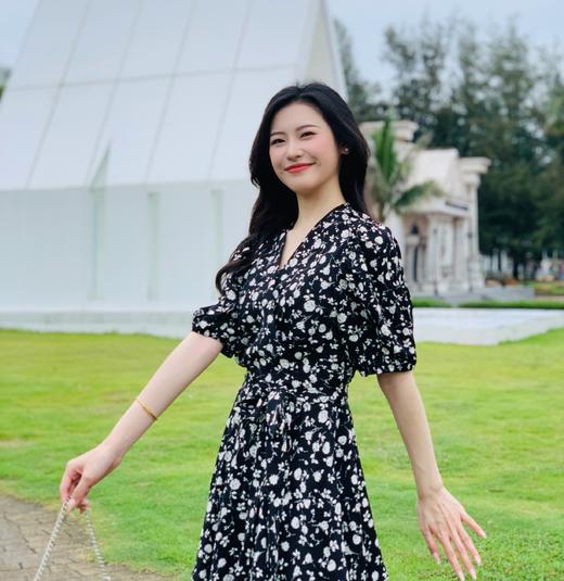 【百图lulu定制】【碎花连衣裙】高腰 茶歇 法式连衣裙 商品图1