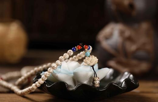 星月菩提➕黄杨木莲花吊坠5mm 商品图5