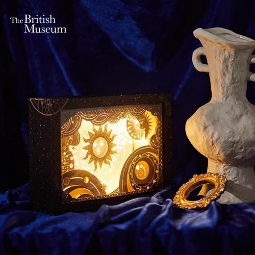 大英博物馆欧洲文化艺术系列 星空分层纸雕灯氛围灯小夜灯摆件 商品图0