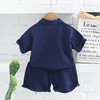 A类夏季新款翻领b字POLO衫童装男童两件套短裤夏装儿童套装 商品缩略图2