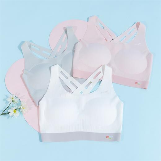 贝贝怡少女发育期抹胸内衣学生儿童内衣女童文胸无痕小背心夏季薄 商品图3