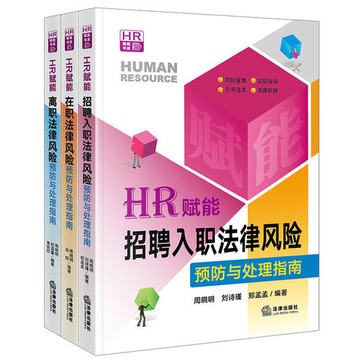3本套装 HR赋能:招聘入职法律风险预防与处理指南+在职法律风险预防与处理指南+离职法律风险预防与处理指南 商品图0