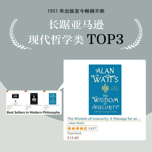 不安的智慧 阿伦• 瓦兹 著 哲学宗教 商品图2