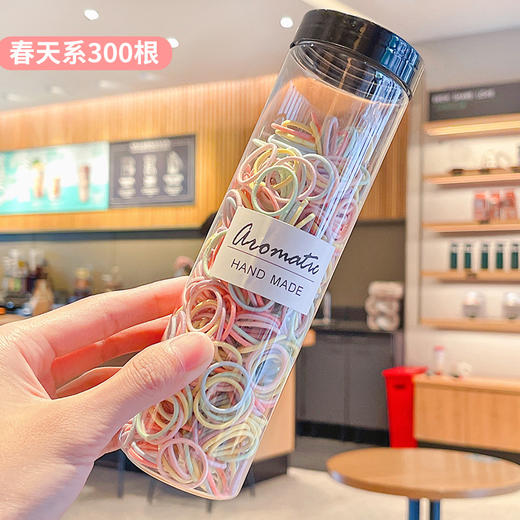 【500根舒适不伤发】宝宝发圈儿童皮筋不伤发扎头发小号发绳婴儿彩色头绳发饰高弹耐用 商品图14