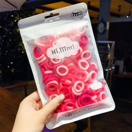 韩国儿童皮筋女童宝宝不伤发小号发圈女孩扎头发头绳毛巾圈发饰女 商品图9
