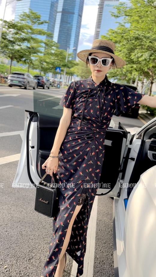 【门店同款】2023年夏季新中式印花连衣裙 151893758 商品图5
