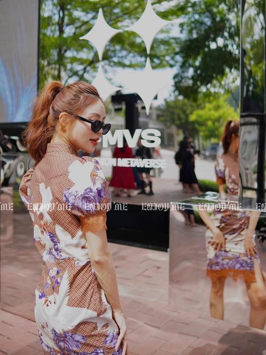 【门店同款】2023年夏季时尚印花连衣裙 151893694 商品图2