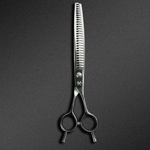 KISI骑士75寸弯鱼骨剪BHL7528宠物美容剪刀泰迪比熊萌系打薄精修补坑 商品图1