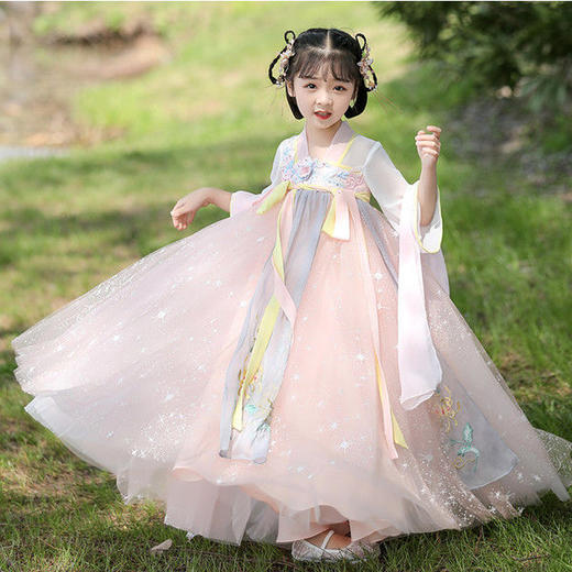 【轻奢可爱 中国风】儿童汉服集合 新款洋气中国风改良盘扣 宝宝 汉服 商品图11