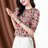 异域风印花雪纺衫，中袖宽松显瘦小衫KQL-B43N8202 商品缩略图3