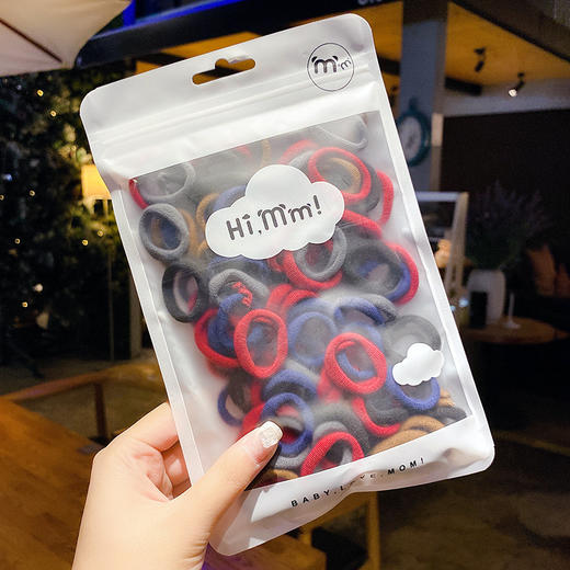 韩国儿童皮筋女童宝宝不伤发小号发圈女孩扎头发头绳毛巾圈发饰女 商品图10