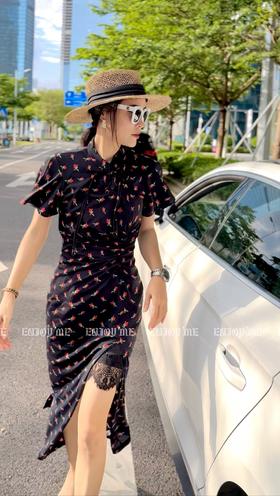 【门店同款】2023年夏季新中式印花连衣裙 151893758