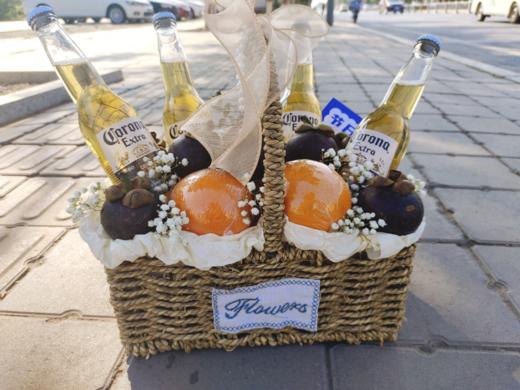 “爸”道“啤”气水果鲜花礼盒（拼团） 商品图0