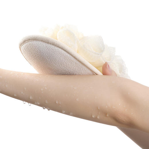 FaSoLa 搓澡手套搓澡巾粗砂搓背巾男女洗澡洗浴家用后背搓泥搓灰浴球 商品图11