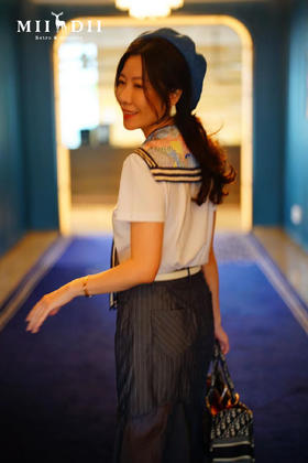 复古海军领把夏天的风随身携带