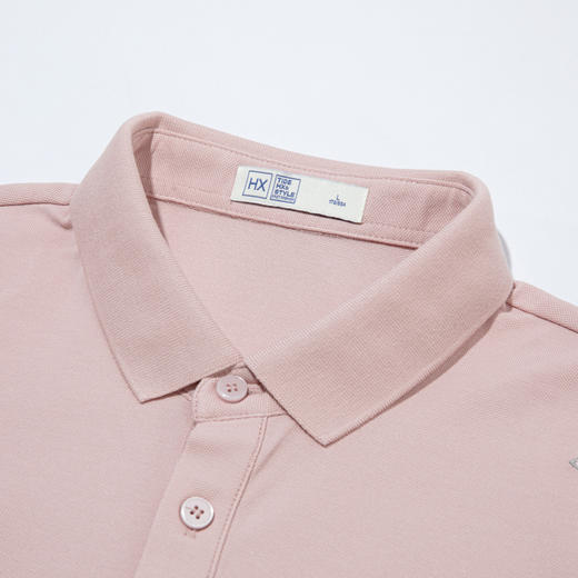 【断码清仓】HX 夏季翻领短袖T恤Y102320244101POLO杉 商品图3