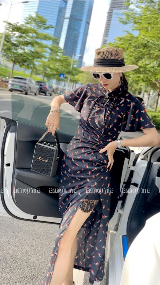 【门店同款】2023年夏季新中式印花连衣裙 151893758 商品图4