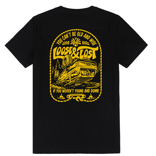 自由基地夏季新款个性趣味越野车图案设计男女队服短袖全棉T恤衫 NMT-2013 商品图2