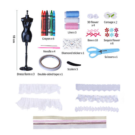 我做的008小小服装设计师材料包-初级版 商品图1