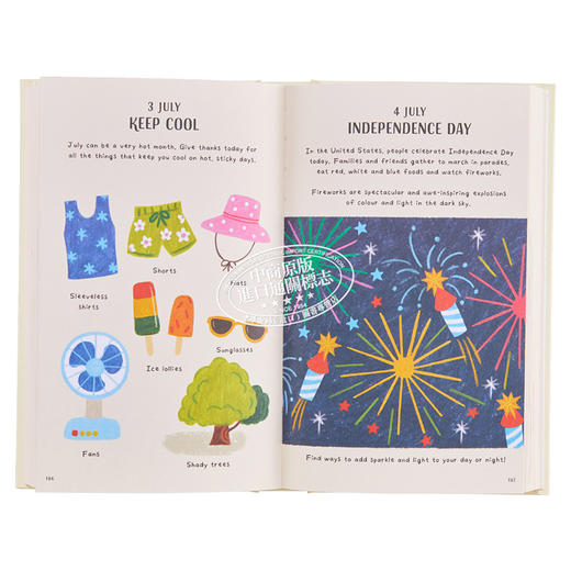 【中商原版】Annelies Draws 365天的幸福小事 365 Ways to Celebrate Every Day 儿童绘本图画书 英文原版 进口图书 商品图4