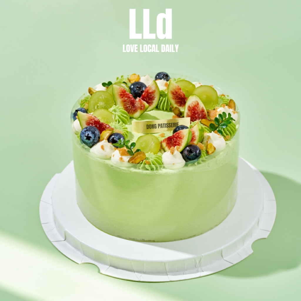 开心果树莓鲜奶 · 奶油蛋糕