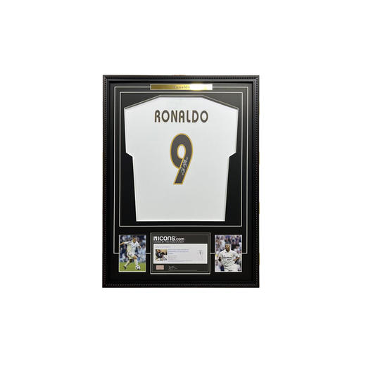 收藏系列 大罗 皇马队9号白色 亲笔签名球衣 ICONS 商品图0